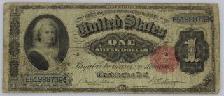 $1.  00 Silver Certificate Series 1891