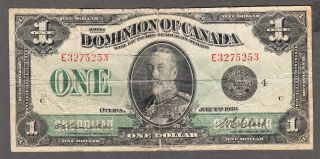 1923 Dominion Of Canada - $1.  00 - Campbell Clark - Fine - Dc25o - E3275253