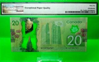 MONEY CANADA $2 DOLLARS 2012 BANK OF CANADA PMG GEM UNC BC - 71a - i VALUE $180 2