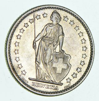 Silver - World Coin - 1965 Switzerland 2 Francs - World Silver Coin 10g 957