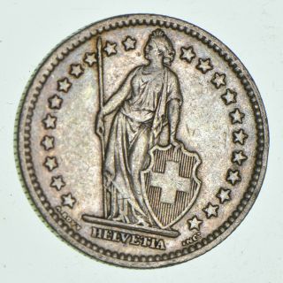 Silver - World Coin - 1946 Switzerland 2 Francs - World Silver Coin - 10.  1g 753