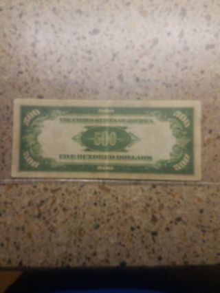 1934 500 dollar bill Philadelphia 5
