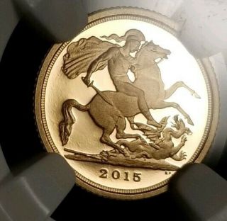Ngc Pf70 Great Britain 2015 - Gold Coin - 1/4 Sovereign - 1 Of First 550 Struck