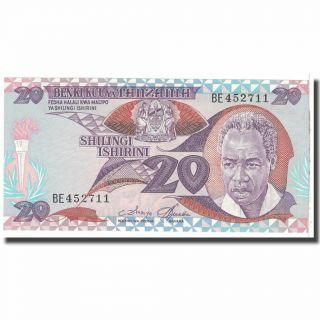 [ 125077] Banknote,  Tanzania,  20 Shilingi,  Km:9,  Unc (65 - 70)