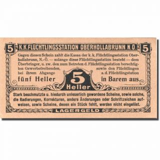 [ 276446] Banknote,  Austria,  Oberhollabrunn 5 Heller,  Valeur Faciale,  Unc (63)