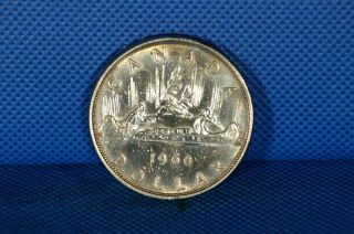 1960 Dollar Canada Silver Coin Proof/proof Like