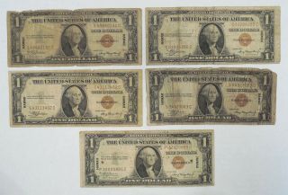 25 - 1935 A - United States - Hawaii - Silver Certificates - $1 - Brown Seal - Lower Grade 5