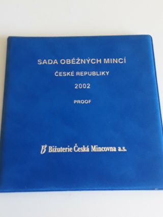 Proof Set Coins Czech Republic 2002