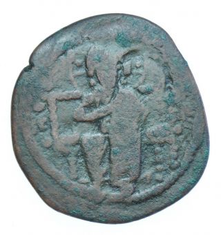 Byzantine Empire Anonymous Follis (constantine Ix Ad 1042 - 1058) Coin Gf