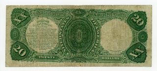 1880 Fr.  135 $20 United States Legal Tender Note 2