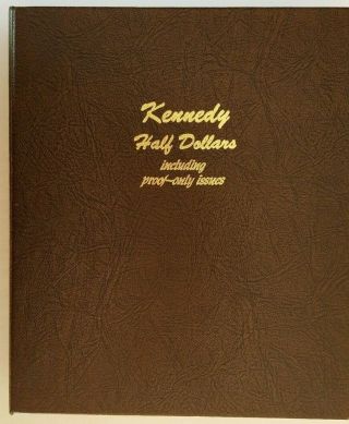 1964 - 2007 P/d/s Kennedy Half Dollar Set Dansco Album 140 Coins -