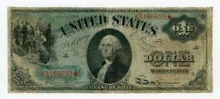 1869 Fr.  18 $1 United States " Rainbow " Legal Tender Note
