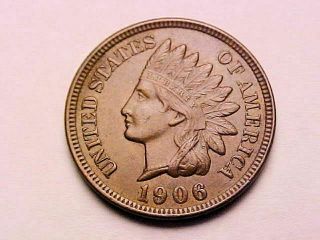 1906 Indian Head Small Cent Choice Bu