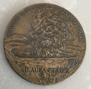 Medallic Art Co.  Hawaii Volcanoes National Park Kilauea Crater Coin Medal