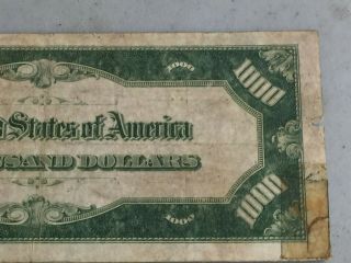 1934 1000 DOLLAR FEDERAL RESERVE NOTE SERIES A 9