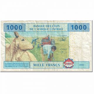 [ 604577] Banknote,  Central African States,  1000 Francs,  2002,  Undated (2002) 2