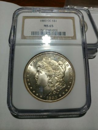 1883 - Cc Morgan Dollar Ngc Ms - 65 Look Coin Has Pl Luster.  99 Nr