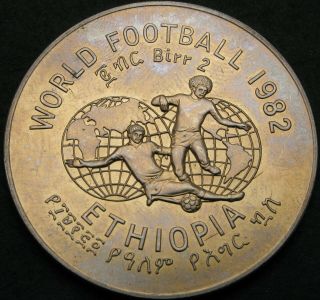 Ethiopia 2 Birr 1974 (1982) - 1982 World Cup - Aunc - 586 ¤