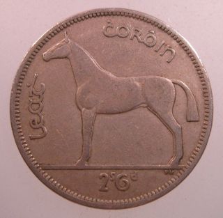 Ireland 1/2 Crown 1955 Horse Irish Erie 08 Money Coin