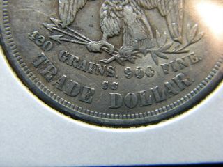 1874 - CC Trade Dollar VF Tough Date 5