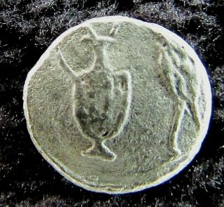 Ancient Greek Coinage Silver Obol Circa 400 Bc (m118)