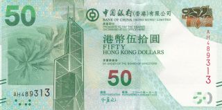 Hong Kong - 50 Dollars 2010 Bank Of China - Unc