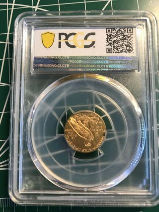 1914 - D Indian Head 2.  50 PCGS MS61 US Gold Coin Quarter Eagle Denver 4