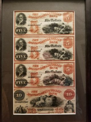 The Monongahela Valley Bank Obsolete $5 and $10 Notes 7