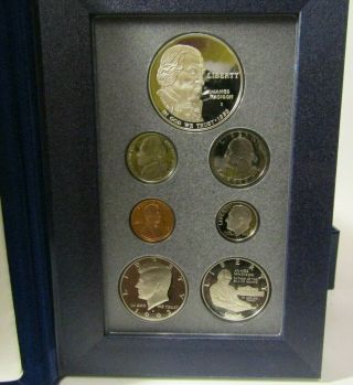 1993 United States Us Prestige Proof Set 90 Silver With Box &