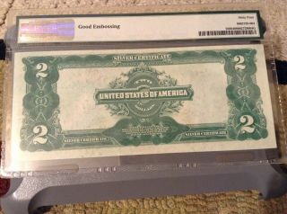 1899 $2 Silver Certificate PMG 64 4