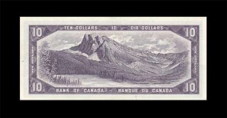 1954 BANK OF CANADA QEII $10 STAR NOTE ( (aUNC)) 3