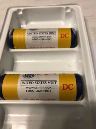 2009 P & D District Of Columbia - Us Wrapped Quarter Rolls R63