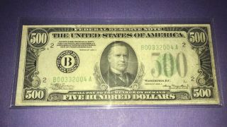 1934a 500 Dollar Bill (york)