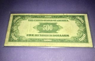 1934a 500 Dollar Bill (York) 2