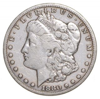 Better Grade 1880 - S Morgan United States Silver Dollar 90 Pure Silver 854