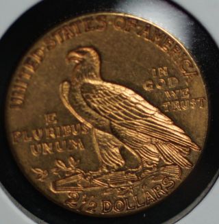 1914 Gold Indian Head 2 1/2 Dollar $2.  5 Quarter Eagle Coin 2