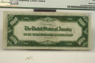 1934A $1000 Thousand Dollar Bill York Federal Reserve Note PMG VF 30 4