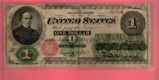 1862 United States $1.  00 Legal Tender