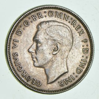Silver - World Coin - 1943 Australia 1 Florin - 11.  3g - World Silver Coin 549