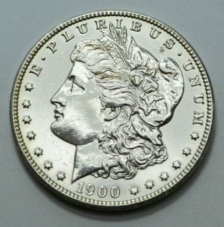 1900 - P Morgan Dollar Key Date Us Silver Coin $1,  Polished,