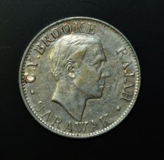 1927h Sarawak 20 Cents