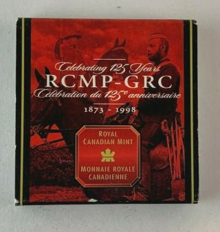 1998 Canadian Brilliant Uncirculated Silver Dollar - Rcmp (cs 507)