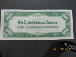1934 1000 Chicago federal reserve note G00200788A Lime Green 2