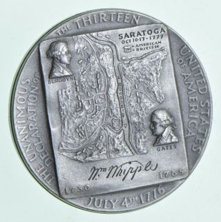 HIGH RELIEF William Whipple Medallic Arts.  999 Silver Round Medal 25 Grams 447 2