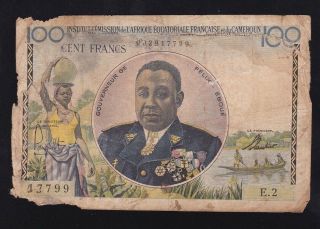 Cameroun - - - - - 100 Francs 1957 - - - - - Repair - - - - R