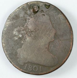 1801 Draped Bust Large Cent 1c