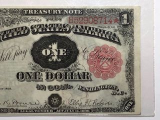 1891 $1 Treasury Note FR - 352 PCGS 64PPQ Very Choice 3