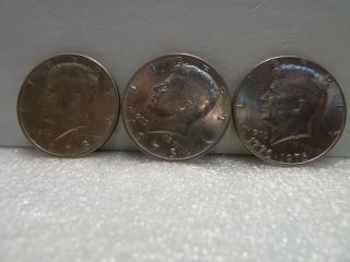 6 Kennedy Half Dollar Coins 1967 1968 1969,  2 1974 and 1 1976 2