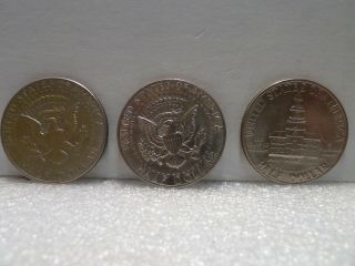 6 Kennedy Half Dollar Coins 1967 1968 1969,  2 1974 and 1 1976 3