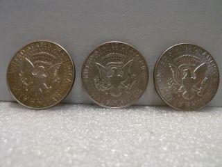 6 Kennedy Half Dollar Coins 1967 1968 1969,  2 1974 and 1 1976 5